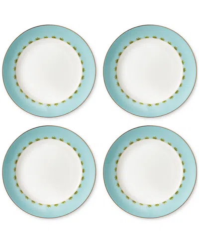 Lenox British Colonial Tradewind Dinner Plates, Set Of 4 In White