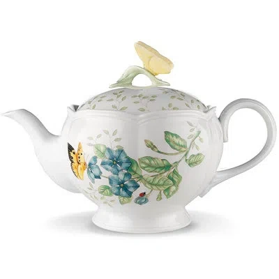 Lenox Butterfly Meadow 1.6 Qt. Teapot In White
