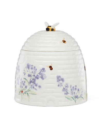 Lenox Butterfly Meadow 18 Oz. Beehive Candy Jar In White