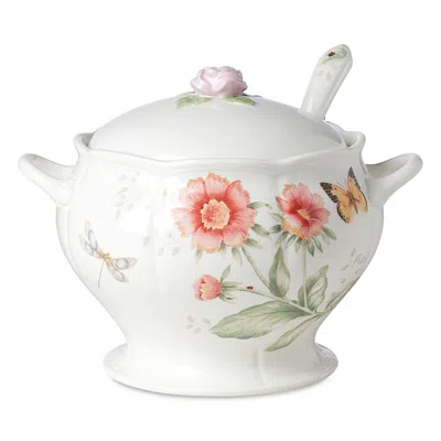 LENOX BUTTERFLY MEADOW 2 PIECE TUREEN & LADLE SET