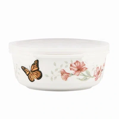 Lenox Butterfly Meadow 20 Oz. Serve N Store Soup Bowl In White
