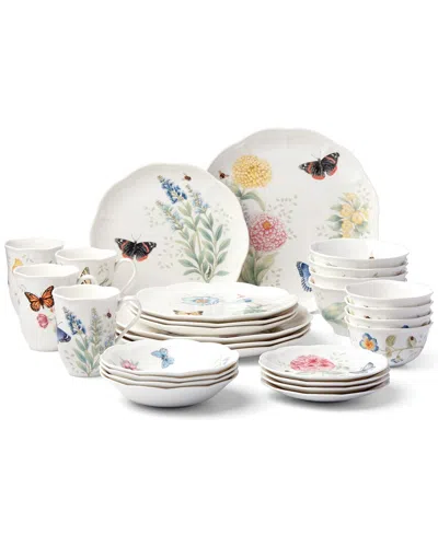 Lenox Butterfly Meadow 28pc Dinnerware Set In Multi
