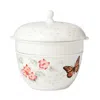 Lenox Butterfly Meadow 3 Piece Stackable Bowl Set In White
