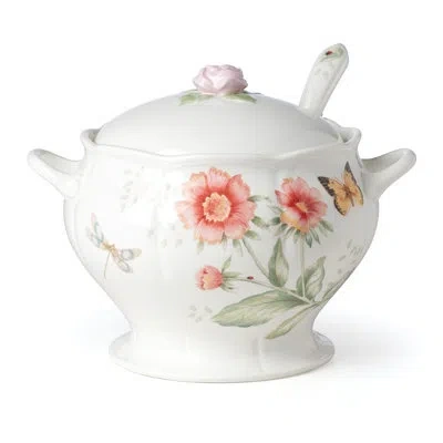 Lenox Butterfly Meadow 3.7 Qt. Tureen 2 Piece Set In Multi