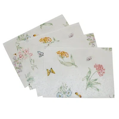 Lenox Butterfly Meadow 4 Pack Placemat Set In Multi