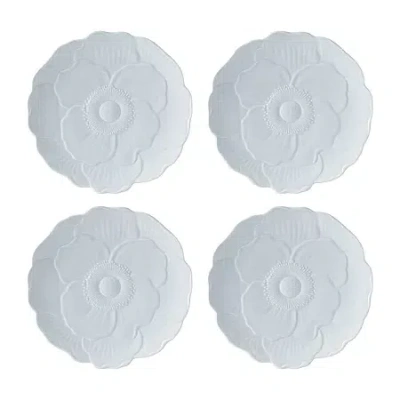 Lenox Butterfly Meadow 4-pc. Porcelain Appetizer Plate In White