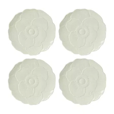 Lenox Butterfly Meadow 4-pc. Porcelain Appetizer Plate In White