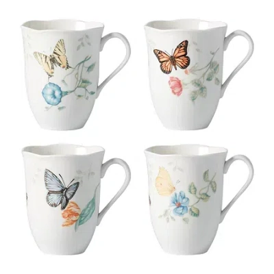 Lenox Butterfly Meadow 4-pc. Porcelain Dinnerware Set In White
