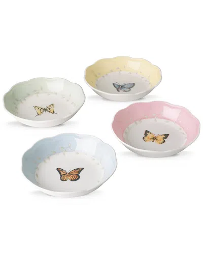Lenox Butterfly Meadow 4pc Dessert Bowl Set In Multi