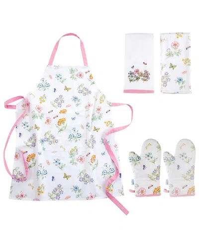 Lenox Butterfly Meadow 5pc Kitchen Gift Set In Pink