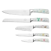Lenox Butterfly Meadow 6-piece Knife Block Set In White