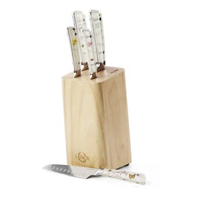 Lenox Butterfly Meadow 6-piece Block Set In White;green;red