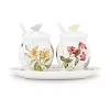 Lenox Butterfly Meadow 7-pc. Porcelain Condiment Jar In White