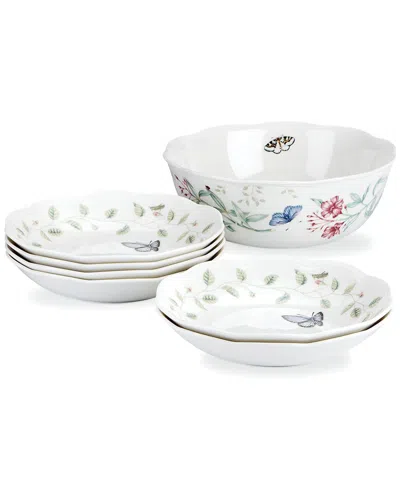 Lenox Butterfly Meadow 7pc Bowl Set In Multi