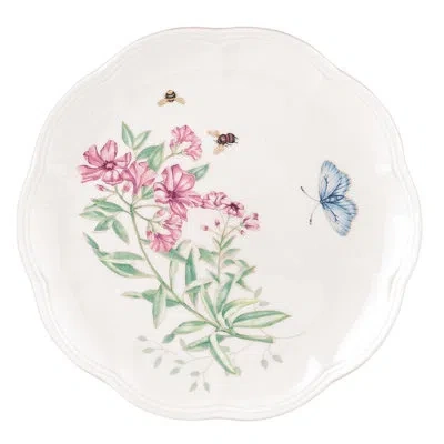 Lenox Butterfly Meadow 9" Dessert Plate In White