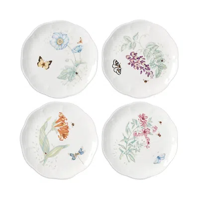 LENOX BUTTERFLY MEADOW ACCENT PLATE, SET OF 4