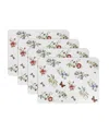 Lenox Butterfly Meadow All Over Cork Set Of 4 Placemats In White
