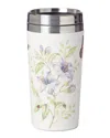 Lenox Butterfly Meadow Bamboo Travel Mug In White