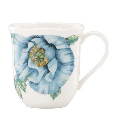 Lenox Butterfly Meadow Blue 4 Piece Blue Mug Set