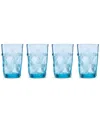 Lenox Butterfly Meadow Blue Tall Glasses, Set Of 4 In Blue