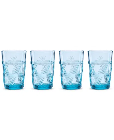 Lenox Butterfly Meadow Blue Tall Glasses, Set Of 4