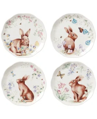 LENOX BUTTERFLY MEADOW BUNNY ACCENT PLATES, SET OF 4