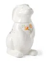 Lenox Butterfly Meadow Bunny Cookie Jar In Multi
