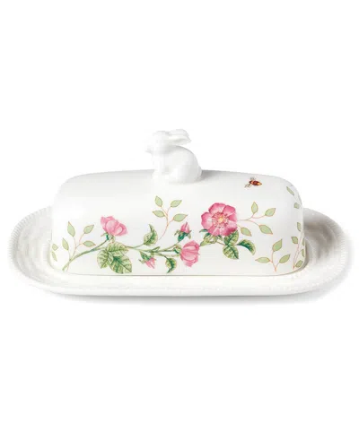 LENOX LENOX BUTTERFLY MEADOW BUNNY COVERED BUTTER DISH