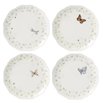 Lenox Butterfly Meadow Bunny Vines 4pc Dinner Plate Set In Multi