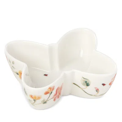 Lenox Butterfly Meadow Butterfly-shaped Bowl In White