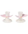 Lenox Butterfly Meadow Candlestick Holders, Set Of 2 In Multi