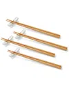 Lenox Butterfly Meadow Chopsticks & Stands In Multi