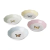 Lenox Butterfly Meadow Colors 4-pc. Porcelain Fruit Bowl In White
