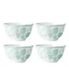 Lenox Butterfly Meadow Cottage Rice Bowls, Set Of 4 In Green