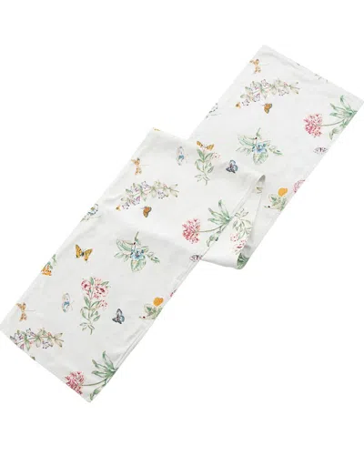Lenox Butterfly Meadow Damask Runner-multicolor