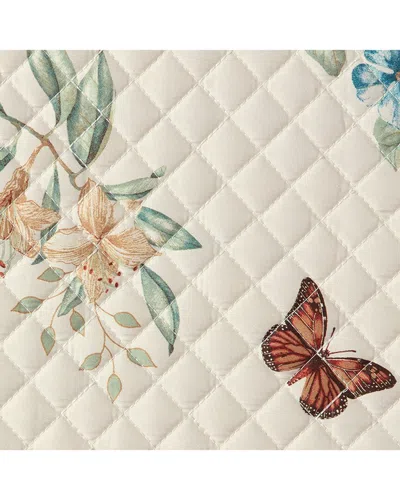 Lenox Butterfly Meadow Fall Quilted Table Runner In Neutral