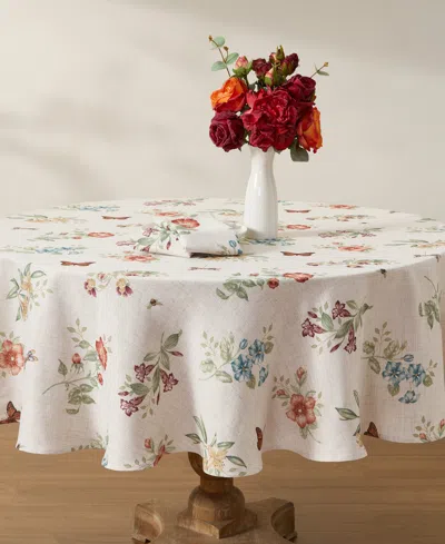 Lenox Butterfly Meadow Fall Tablecloth, 70" X 70" In Multi