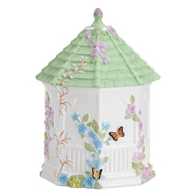 Lenox Butterfly Meadow Figural Gazebo Cookie Jar In Multi