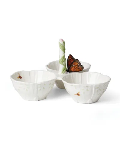 Lenox Butterfly Meadow Floral 3-tiered Server In White