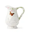 Lenox Butterfly Meadow Floral Pitcher In Multi And White