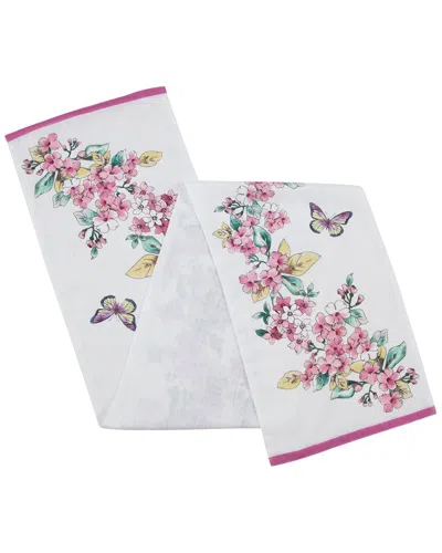 Lenox Butterfly Meadow Floral Runner In White