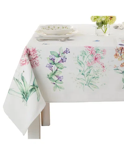 Lenox Butterfly Meadow Garden Tablecloth In White