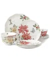 Lenox Butterfly Meadow Holiday 12pc Dinnerware Set In Multi