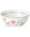 Lenox Butterfly Meadow Home Is Where The Heart Is Bowl In Multi