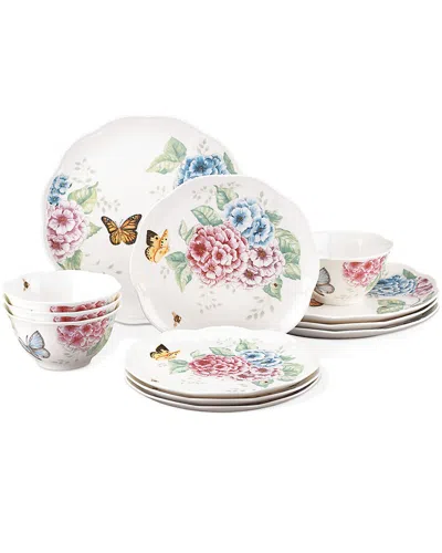 LENOX LENOX BUTTERFLY MEADOW HYDRANGEA 12PC DINNERWARE SET