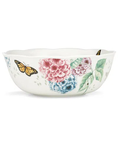 Lenox Butterfly Meadow Hydrangea Large Serving Bowl In Multi