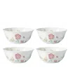 Lenox Butterfly Meadow Large All-purpose Bowl, Set Of 4 In White