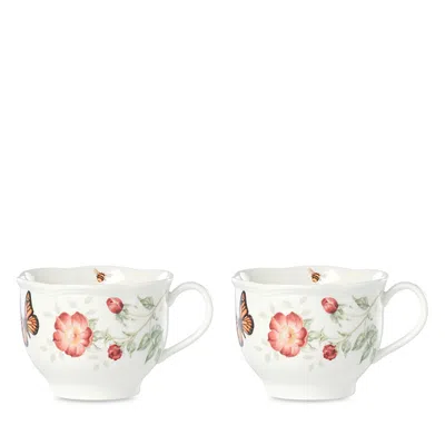 LENOX BUTTERFLY MEADOW LATTE MUG SET, SET OF 2