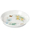 Lenox Butterfly Meadow Melamine Round Tray In White