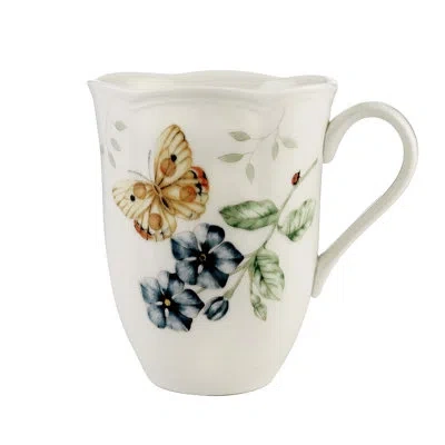 Lenox Butterfly Meadow Orange Sulphur Mug In Beige